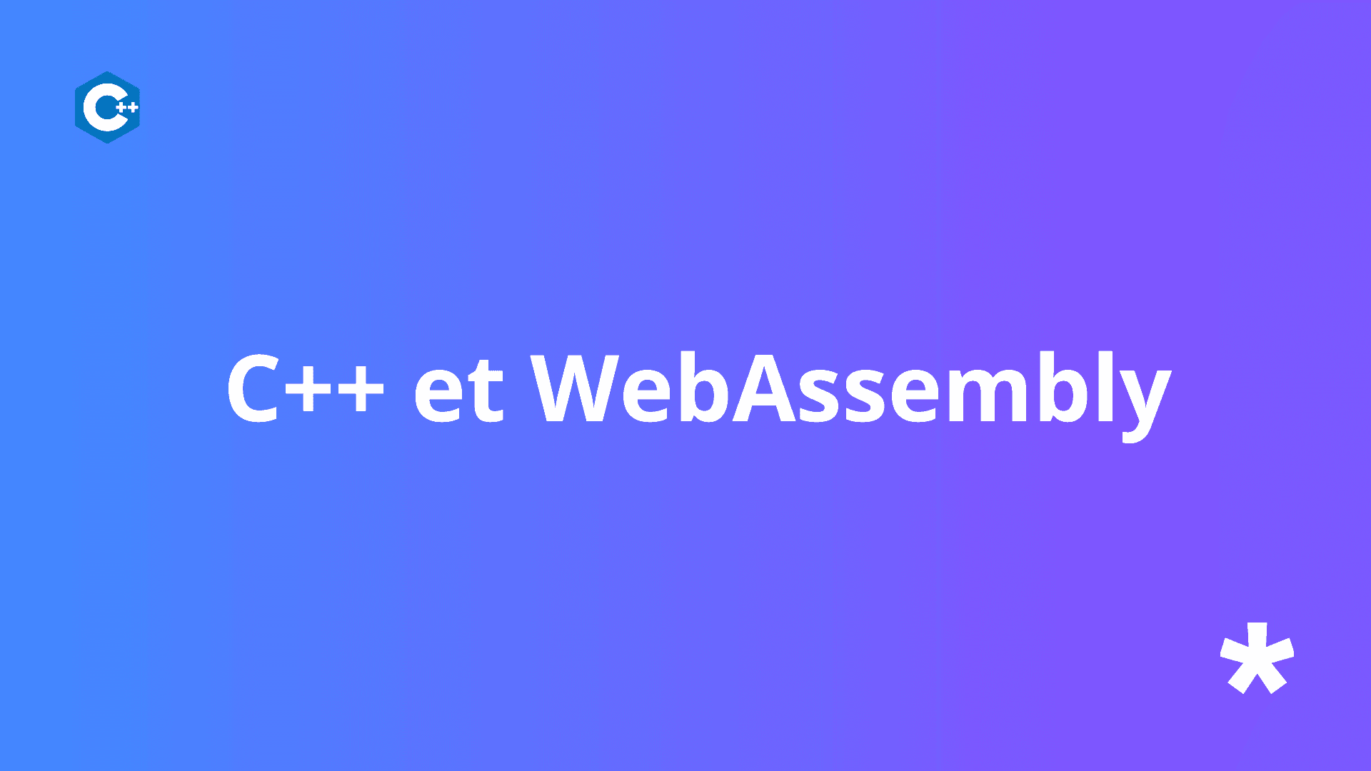 Le C++ face à l’évolution du web