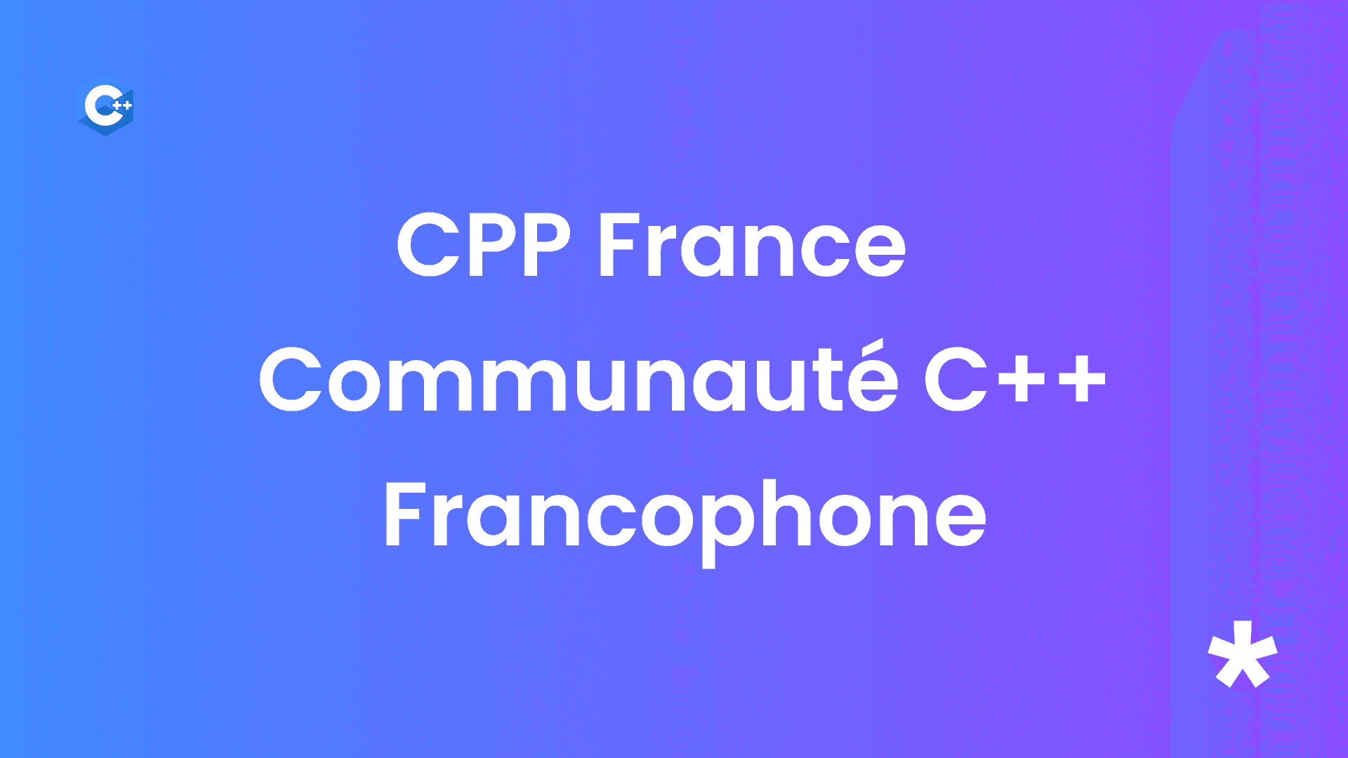 PointerLab est sponsor de la communauté C++ Francophone officielle